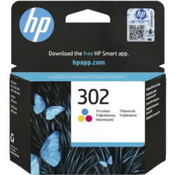 HP 302 Tri-color – oryginalny tusz kolorowy (F6U65AE)
